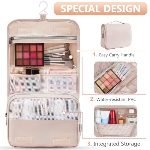 8 Set Packing Cubes for Travel, Gifts for Women Mom,Anti-Tearing Suitcase Organizer for Luggage with Shoe & Hanging Toiletry Bag,OlarHike Vacation Essentials & Accessories for Cruise Ship