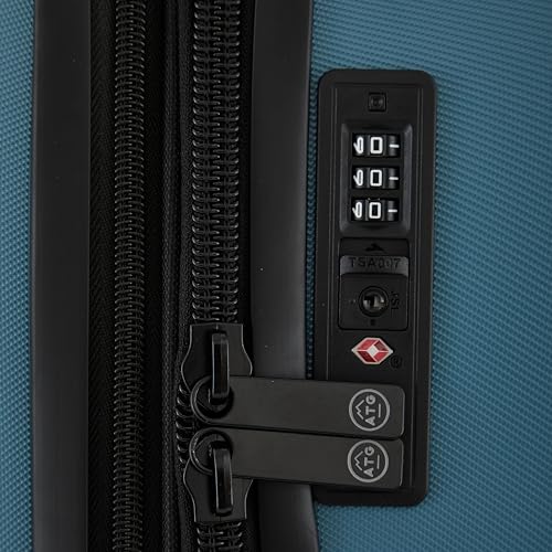 Wrangler ATG Trailway Expandable Hardside Luggage, Storm Blue, 22" Carry-On
