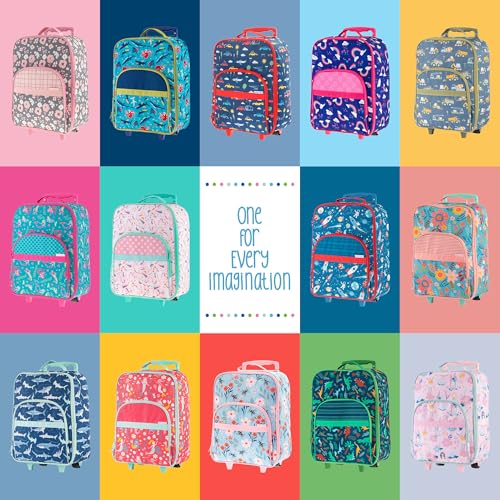Stephen Joseph, Kids Roling Carry-On Luggage, 12.5"L x 6.5"W x 18"H, Construction