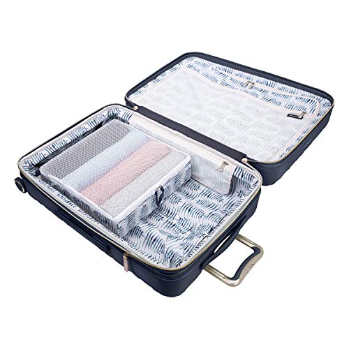 Ricardo Beverly Hills Indio Packing Cubes, Ultra-Lightweight with See-Through Mesh Lid, Pull-Tabs for Easy Zipping Access, Exclusive Stylish Botanical-Print Lining, Fern, 3-Piece Set