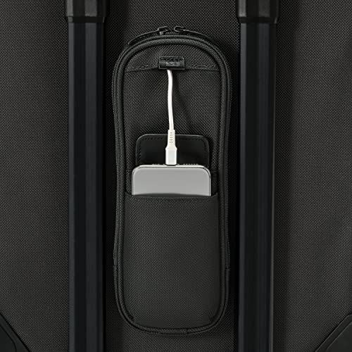 Briggs & Riley Essential 22" 2-Wheel Expandable Carry On - Luggage for Travel, Suitcases with Wheels, Softside Rolling Bag for Men & Women, Self-Repairing Zipper - Baseline Collection, Black