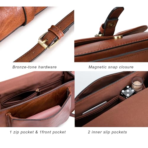 Crossbody Bags for Women Small Saddle Purse and Boho Cross Body Handbags