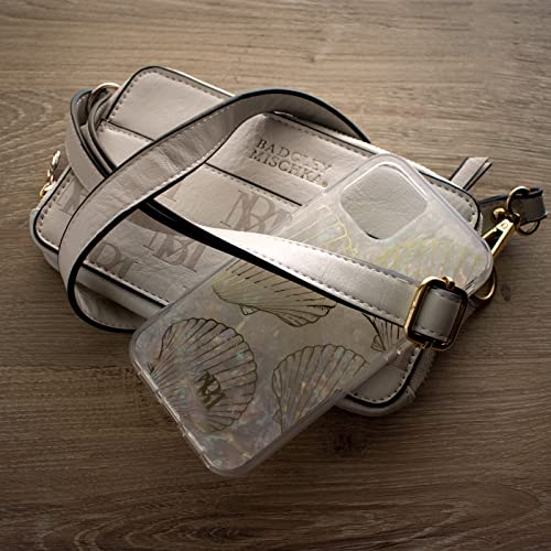 Badgley Mischka Madalyn Vegan Leather Pouch Belt Bag (Champagne)