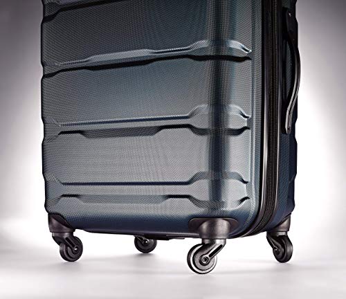 Samsonite Omni PC Hardside Expandable Luggage with Spinner Wheels, Navy, Carry-On 20-Inch