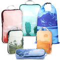 Compression Packing Cubes for Travel, 6-Piece Lightweight Packing Cubes Set for Carry-On Luggage & Backpacks – TRIPPED Travel Gear (Getaways)