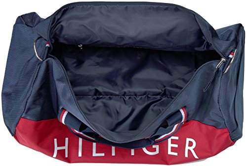 Tommy Hilfiger Men's Duffle Patriot Colorblock Duffel Bag, Core Navy, One Size US