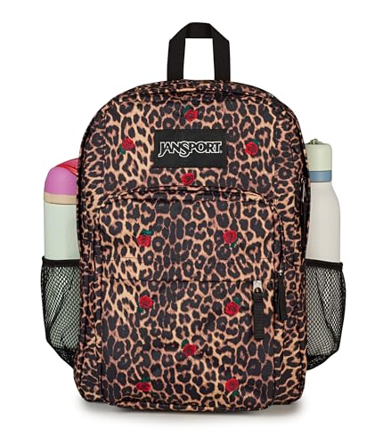 JanSport Big Plans Fx, Leopard Rose Brown/Black/Red/Green