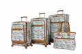 Lily Bloom Luggage Set 4 Piece Suitcase Collection With Spinner Wheels For Woman (Totally Paw Some)