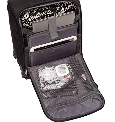 Samsonite Underseat Carry-On Spinner With USB Port, Jet Black, One Size
