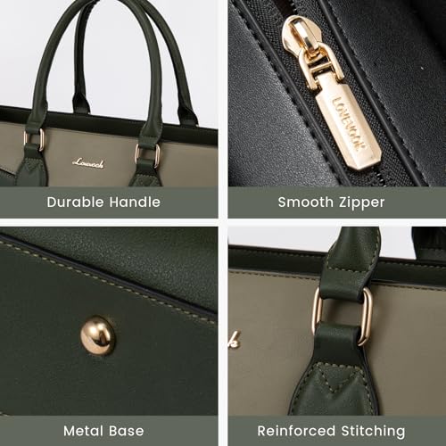 LOVEVOOK Laptop Tote Bag for Women Work Travel, Stylish Teacher Bag Purse Computer Bag, Nurse Bags Briefcase Business Handbag