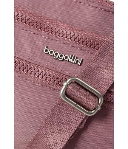 Baggallini Pocket Belt Bag and Crossbody Bag for Women, 11"x6.5" Convertible Crossbody & Fanny Pack w/Replacable Straps