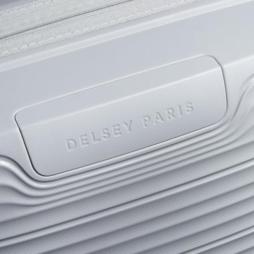 DELSEY Paris Dune Hardside Expandable Luggage with Spinner Wheels, Lunar Rock, Checked-Medium 25 Inch
