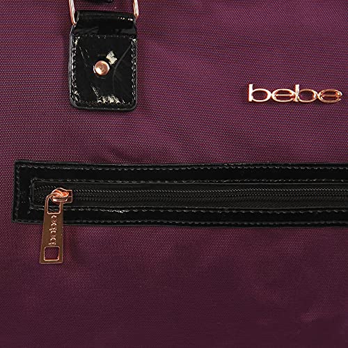 BEBE Women's Rolling Duffel, Dark Purple
