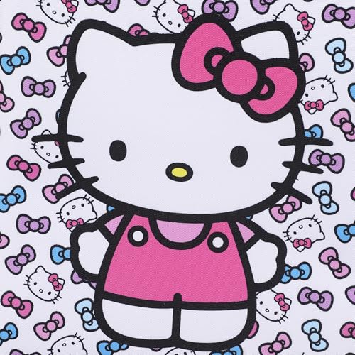 Bioworld Hello Kitty Bows 14" Youth Pink Pilot Case Luggage Suitcase