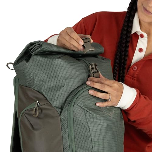 Osprey Transporter Roll Top Commuter Backpack, Pine Leaf
