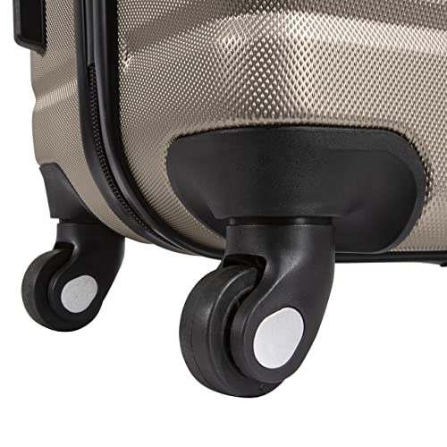 Skyway Epic 2.0 Hardside Lightweight and Durable ABS Shell Luggage, Spacious with Dual Spinning Wheels, Comfort Grip and Expandable, Men and Women