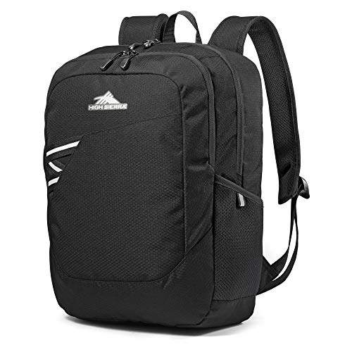 High Sierra Outburst Backpack With 15.6" Laptop Pocket, Black