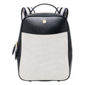 Paravel Cabana Backpack | Made with Recycled Canvas Material & Vegan Leather | Fashionable Daily Use Backpack | Domino Black
