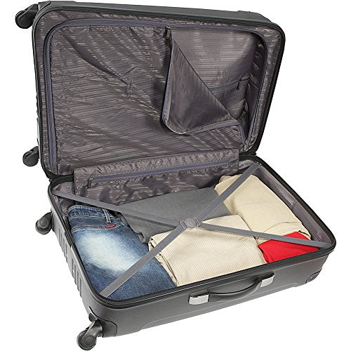 Kenneth Cole REACTION Out of Bounds Lightweight Hardshell 4-Wheel Spinner Luggage, Rose Gold, 28-Inch Checked