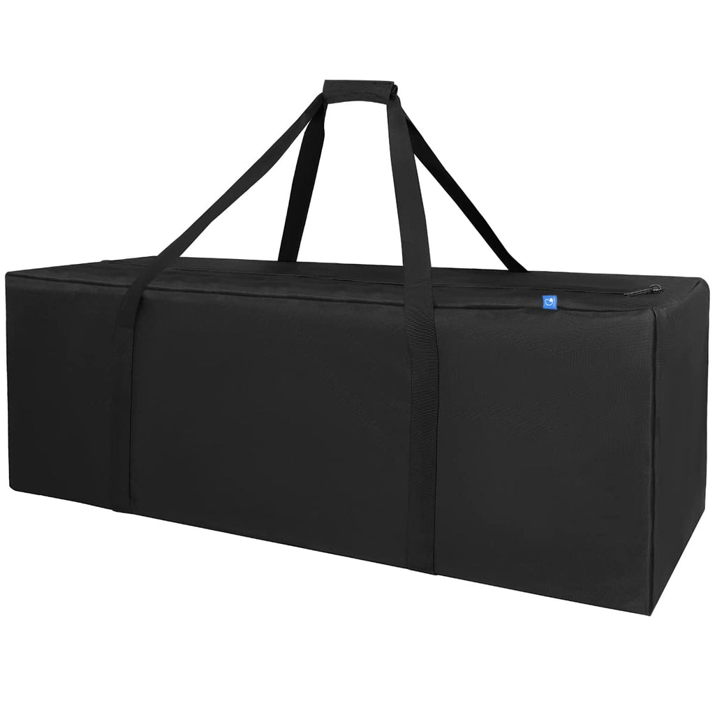 COOLBEBE 42" Sports Duffle Bag - 150L Extra Large Travel Duffel Luggage Bag with Upgrade Zipper, Sturdy & Water Resistant, Black