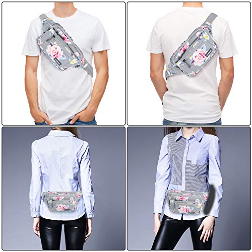 CXWMZY Fanny Packs For Women & Men Waist Pack Hip Bum Bag with Multi-Pockets Large Capacity Waterproof , for Disney Traveling Casual Cycling Running Hiking