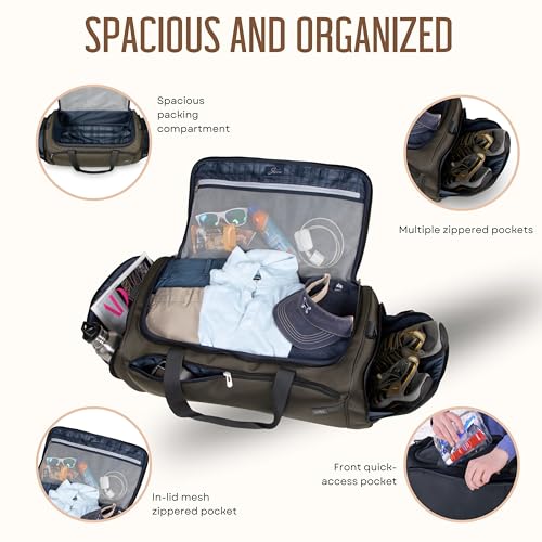 Skyway Luggage Sigma 7.0 Softside Rolling Duffel Bag Extra Large Wheeled Travel Duffle with Telescoping Handle & Side Pockets, Ideal for Long Trips, Men and Women