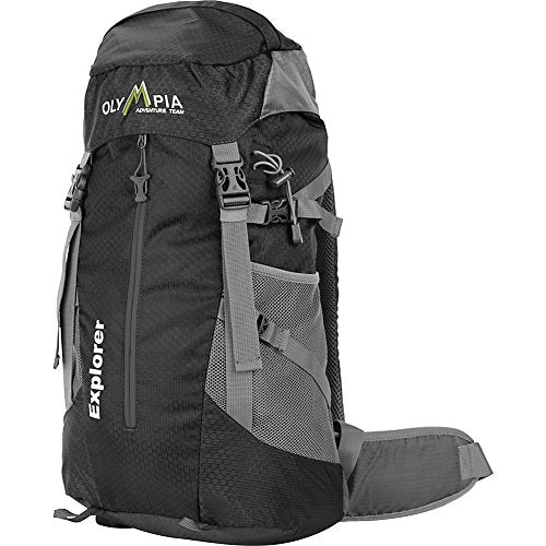 Olympia USA Explorer 20" Polyester Outdoor Daypack 22L - Lime Black