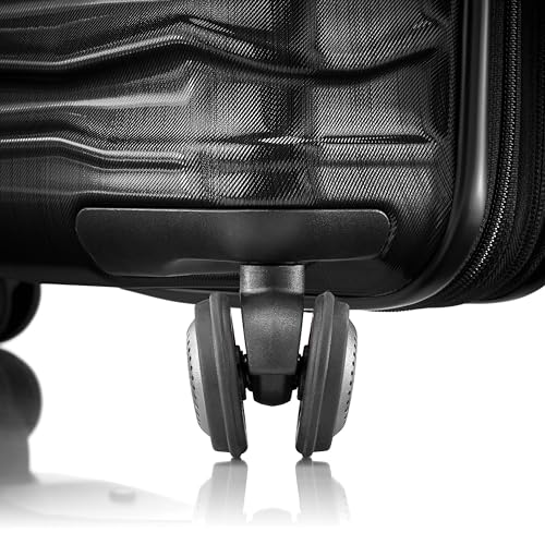 Samsonite Stryde 2 Hardside Expandable with Double Spinner Wheels, Medium Glider, Stealth Black