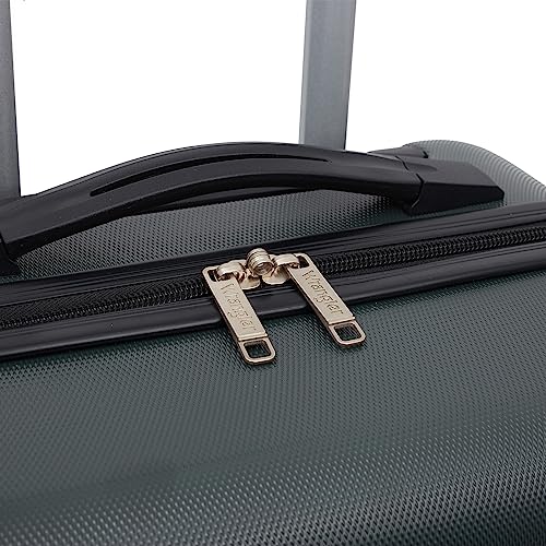 Wrangler 22" Hardside Spinner Carry-On Luggage, Olive