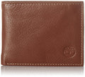 Timberland Men's Wellington Leather Rfid Bifold Commuter Security Wallet, Cognac, One Size