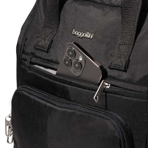 Baggallini Securtex Anti-Theft Windsor Backpack for Travel, Work & College, RFID & Locking Zipper, Up to 16" Laptop