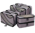 BAGAIL 6 Set Packing Cubes,Travel Luggage Packing Organizers(6Set Dark Grey)