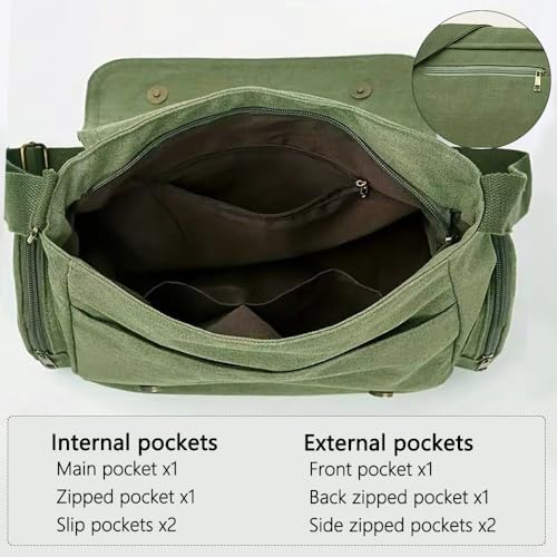 CHICGLOW Personalized Pattern Messenger Bag Cute Canvas Crossbody Bags Women/Men Shoulder Handbags Hobo Purses with Pockets