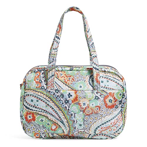 Vera Bradley Women's Lay Flat Travel Bag, Citrus Paisley, One Size