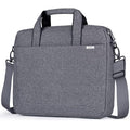 BAFFINA 15.6 16 Inch Laptop Shoulder Bag for Men Women,Waterproof Computer Carrying Case Messenger Bag with Strap,Laptop Briefcase for 14-15-16 Inch MacBook/Chromebook/Notebook Hp Dell Acer Asus,Grey