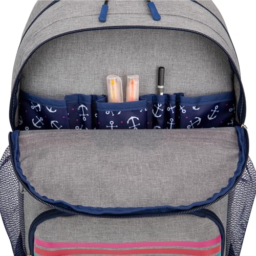 Nautica Backpack for Kids | Kindergarten, Elementary Children Backpack | 16" Tall | Hearts