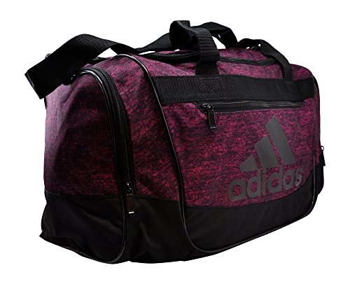 adidas Defender III Small Duffel Bag, Bahia Magenta Jersey/Black