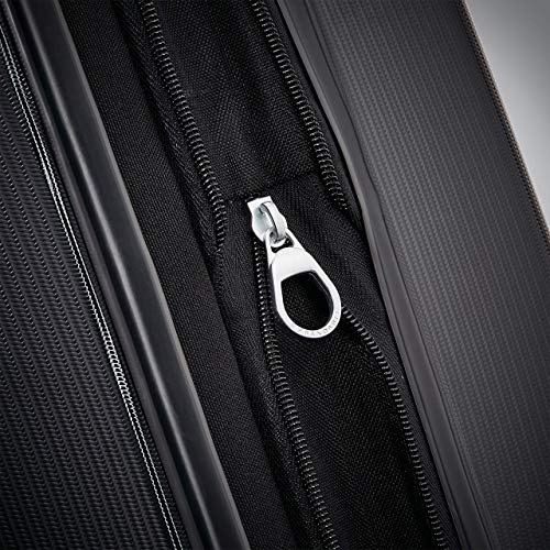 Samsonite Winfield 3 DLX Hardside Expandable Luggage with Spinners, Black, Checked-Large 28-Inch