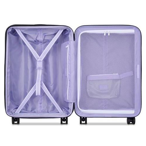 florence by mills Catch Flights Hardside Expandable Luggage with Spinner Wheels, Lavender, Carry-On 20 Inch