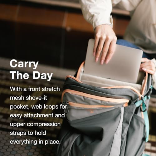 Osprey Flare Commuter Laptop Backpack - Everyday Bag for College, Work, and Travel - with Laptop Sleeve & Bottle Pockets, Cascade Blue/Torrent Blue