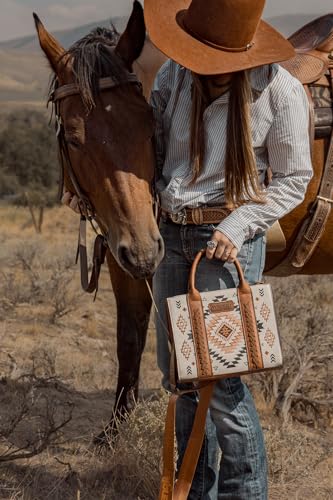 Montana West Wrangler Convertible Backpack Purse and Aztec Tote Bag