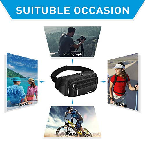 Oxpecker Waist Pack Bag, Black