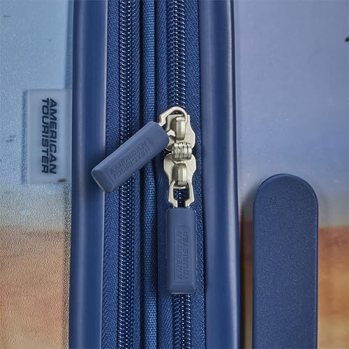 American Tourister R2D2 CARRY-ON SPINNER Luggage - Airline Approved, Durable Hardshell with RightHeight Adjustable Handle - Expands 1.5in - Roll Confidentially with Dual 360 Spinner Wheels