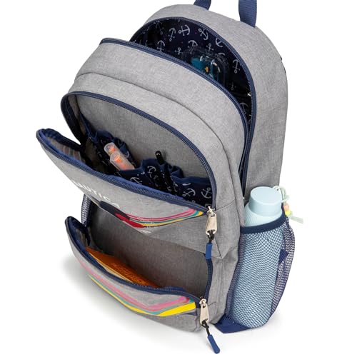 Nautica Backpack for Kids | Kindergarten, Elementary Children Backpack | 16" Tall | Hearts