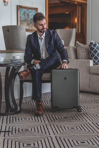 LEVEL8 Elegance Luggage Set, PC Matte Hardshell Suitcases - Olive Green, 20/24 Inch