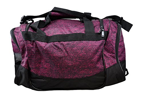 adidas Defender III Small Duffel Bag, Bahia Magenta Jersey/Black