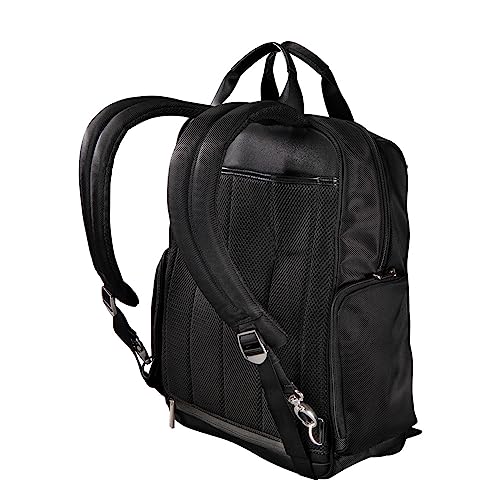 Ricardo Beverly Hills Rodeo Drive 2.0 Softside Backpacks, Lightweight, Unisex, Stylish, Black, 16-Inch Laptop Backpack