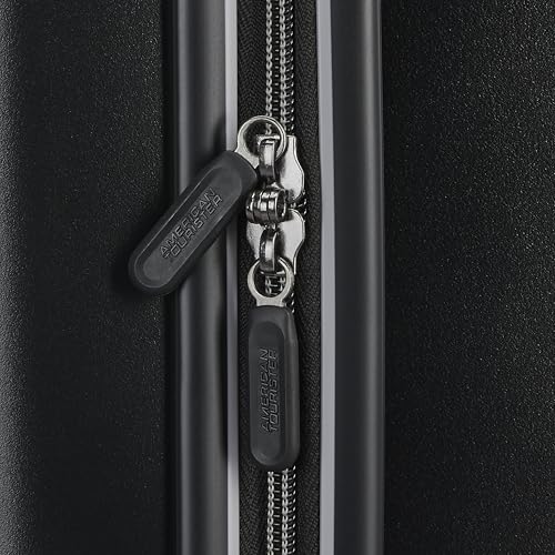 American Tourister Fathead Underseater Carry-On Luggage - Airline Approved - Customize with Favorite Sports or Character Decal - Durable ABS Hardshell - RightHeight™ Adjustable Handle - Black