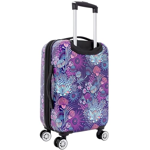 Travelers Club Unisex Bella Caronia Deluxe 20", 3 Piece, or 7 Piece Luggage & Travel Accessories Set Jardin