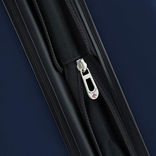 Travelers Club Chicago Hardside Expandable Spinner Luggage, Navy Blue, 3 Piece Set